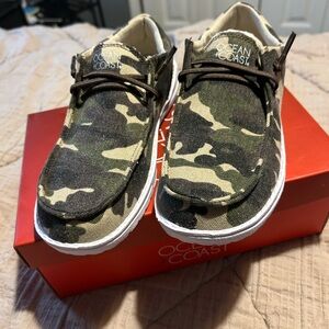 Ocean Coast Kids Camouflage Sneakers